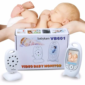 6008 video auklė bebe kūdikių ekranas 2.0 inch LCD ekranu IR Naktinio matymo Kūdikių Domofonas Lopšines Temperatūra stebėti