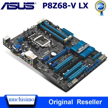 ASUS P8Z68-V LX LGA 1155 DDR3 Pradinio Darbastalio Plokštė 32GB DDR3 PCI-E 2.0 USB3.0 P8Z68-V LX LGA 1155 Naudojamas Mainboard