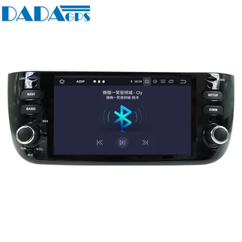 Android 9.0 4+32GB Automobilio Radijo Daugiaformačių DVD Grotuvo Fiat Punto 2009-M. Linea 2012-m. GPS Žemėlapis Navigacija Stereofoninis Radijas Auto