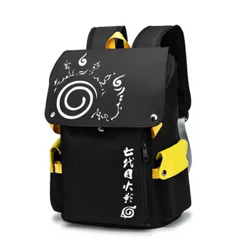 Anime Naruto Uzumaki Kuprinė Cosplay Studentų Sasuke Schoolbags kelioniniai krepšiai, Oksfordo krepšiai