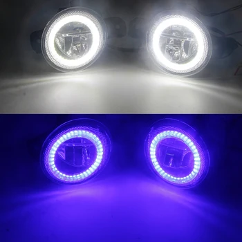 Automobilio Rūko Šviesos diodų (LED Angel Eye Šviesos važiavimui Dieną DRL Priešrūkinis Žibintas 4000LM 12V Už 