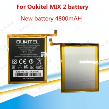 Naujas Aukštos Kokybės 4080mAh OUKITEL MIX2 Baterija Oukitel SUMAIŠYKITE 2 Mobiliojo ryšio Telefonas +Sekimo + įrankiai