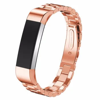 Naujas atvykimo Mados Nerūdijančio Plieno Žiūrėti Juosta Riešo dirželis Fitbit Alta Smart Watch Band Nuorodą Dirželis Apyrankė aukštos kokybės