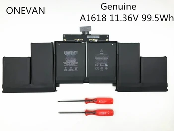 ONEVAN Originali A1618 A1398 Baterija Apple MacBook Pro 15 