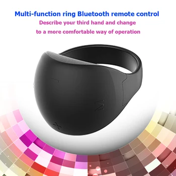 Žiedas Bluetooth Nuotolinio Valdymo Pirštais Lengvas R51 Nešiojami Mados Patvarus, skirtų 