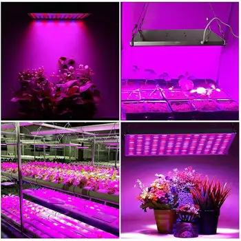 1500W LED Grow Light 6000K Visą Spektrą Fito Lempos 85-265V Kambarinių Augalų ir Gėlių Šiltnamio efektą sukeliančių Augti Palapinė Phytolamp