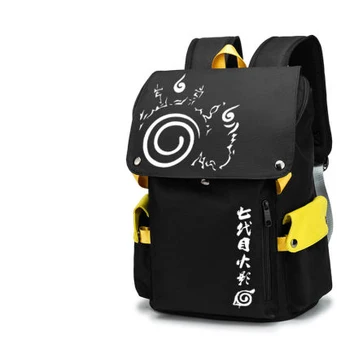 Anime Naruto Uzumaki Kuprinė Cosplay Studentų Sasuke Schoolbags kelioniniai krepšiai, Oksfordo krepšiai