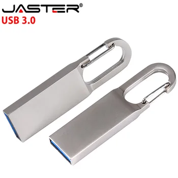 JASTER lazerio pagal užsakymą(per 10 vnt nemokamai logotipą), metalo pultelio USB 3.0 atminties kortelė, usb atmintinė 128 GB 64 GB 16 GB 32 GB, 4 GB pendrive
