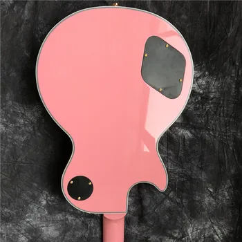 Naujas CUSTOM SHOP standartas užsakymą elektrinė gitara, raudonmedžio fingerboard, rožinė gitara, nemokamas pristatymas