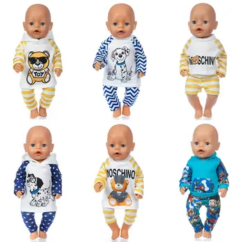Naujų Gyvūnų kostiumas serija Tinka 43cm Baby Re-born Lėlės, 17 Colių Lėlės Drabužiai