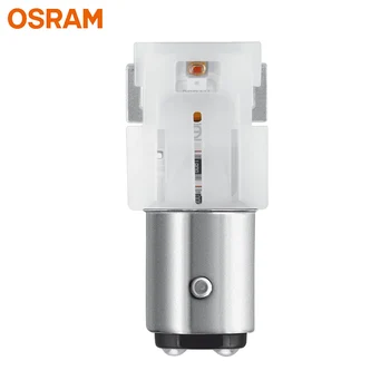 OSRAM P21/5W LED Signalas Žibintų S25 BAY15d 1458R LEDriving SL Raudonos Spalvos LED Atbulinės Šviesos, Stabdžių Lempos Standartinio Automobilio Lempos (2VNT)