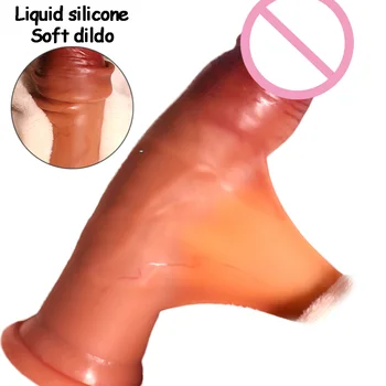 S/M/L, Super Tikroviškas Dildo Big Dick Žaislas Vyrų Dirbtinis Penis Sekso Žaislai Moterims, Dildos Suaugusiųjų Sekso Produktai Moterų Masturbator