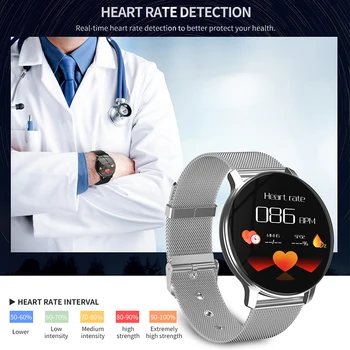 SmartWatch Širdies ritmas, Kraujo Spaudimo Monitorius IP67 atsparus Vandeniui Smart Laikrodžiai Fitness Tracker Vaikams, Vyrams, Moterims, Rankogaliai