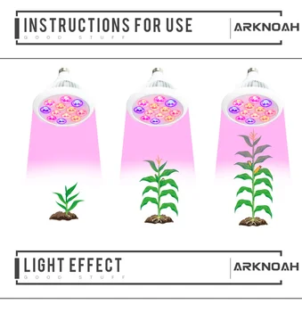 ARKNOAH viso Spektro LED Grow Light AC100~240V 90W Clip-on Fito Lempos Darbalaukio Augalų Augimo Apšvietimas Kambarinė Gėlės