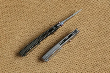 CH originalus IMPERATORIUS Flipper sulankstomas peilis S35VN Ašmenys rutuliniai guoliai Titano rankena kempingas kišenėje lauko peiliai EDC įrankiai