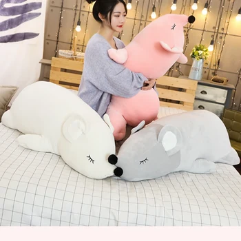 1pc miego pagalvės atvykimo Super Minkštas Pliušinis Pelės Pliušinis Lėlės Įdaryti Žiurkės Pliušinis Gyvūnų Žaislas Talismanas Peluche Vaikams