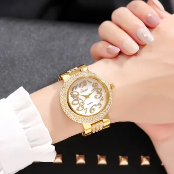 Cacaxi Prekės Ženklo Žiūrėti Moterų Prabangūs Žinomų Deimantų Laikrodžiai Moteriški Kalnų Krištolas Aukso Laikrodžiai Mados Laikrodis Relogio Feminino A184