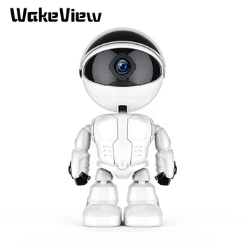 WakeView Robotas Belaidžio P2P Cloud Technologija IP WIFI vaizdo Kamera Naktinio Matymo Mutiple Kalbos Nuotolinio Signalizacijos 