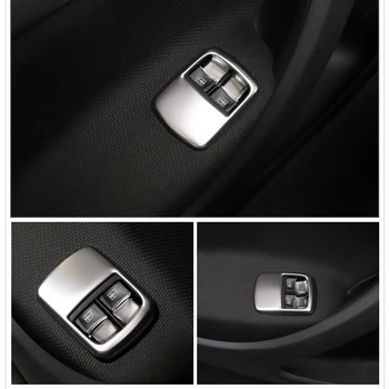 2vnt automobilio sėdynėje durų ir langų stiklo jungiklis, skydelis, apdaila, rėmai 2018 naujas smart fortwo 453 automobilių reikmenys pakeitimo