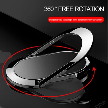 360 Reguliuojamas Piršto Žiedo Laikiklio Atramą pagalba Telefonu Priedai Magnetinių Automobilinis Laikiklis Lizdas Stovėti Mobilieji Telefonai