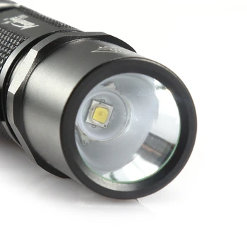 AloneFire X380 Mini LED Žibintuvėlis 14500 Cree XP-G2 Portable Kišenėje Šviesos Penlight LED Torcia Vandeniui 5Modes Žibintuvėlį, fakelą