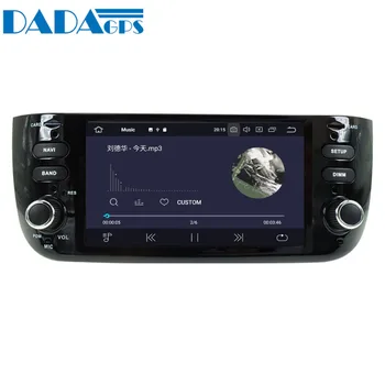 Android 9.0 4+32GB Automobilio Radijo Daugiaformačių DVD Grotuvo Fiat Punto 2009-M. Linea 2012-m. GPS Žemėlapis Navigacija Stereofoninis Radijas Auto