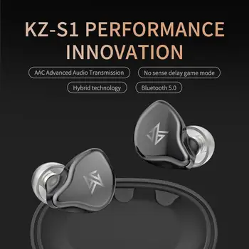 KZ S1D S1 TWS Wireless Touch Kontrolės 5.0 
