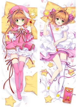 Kovo atnaujinti Anime Cardcaptor Sakura simbolių seksuali mergina KINOMOTO SAKURA Dakimakura pagalvę padengti Kūno Hugging Užvalkalas