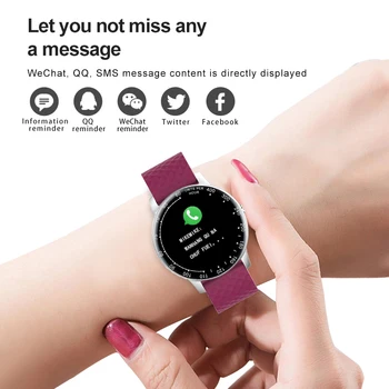 LIGE 2020 Naujas Smart Watch Vyrai Moterys Mados Širdies ritmo Monitorius Fitneso apyrankę Sporto Smartwatch PROGRAMĄ Parama Skirta 