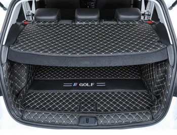Tinka Volkswagen Golf 8 bagažo skyriaus kilimėlis 21 versiją, klozetas, 19 versija Golf 7 automobilis kamieno kilimų 19-21 versija auto dalys