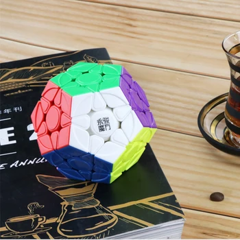 Yongjun Yuhu M Magentic kubo YJ Yuhu v2 Wumofang Magic Cube Greičio Įspūdį pentagono cubo magico Vaikams, Žaislai Švietimo Žaislas