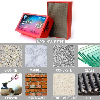 Z-LIŪTAS Diamond Vertus Poliravimo Padas Granito, Marmuro, Keramikos, Stiklo, Betono, Abrazyviniai Šlifavimo Pagalvėlės